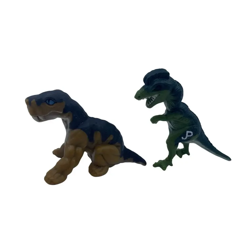Jurassic Park Hatchlings Lycaenops Dilophosaurus & Chap Mei Dino Valley Jeep